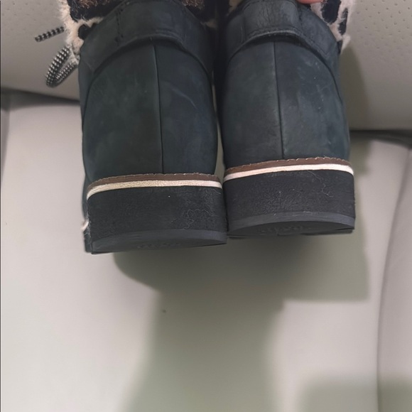 Cole Haan Black Winter Rain Boots with Rugged Sole - Picture 9 of 12